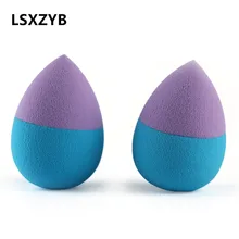 2 шт., косметический спонж для пудры для лица, спонж для основы, пудра для пудры, гладкий инструмент для макияжа для лица, для профессиональных женщин