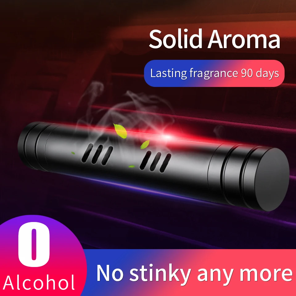 

Air Freshener Car Styling Air Conditioning Vent Car Outlet Solid Perfume Auto Interior Decoration with 5pcs refills freshener