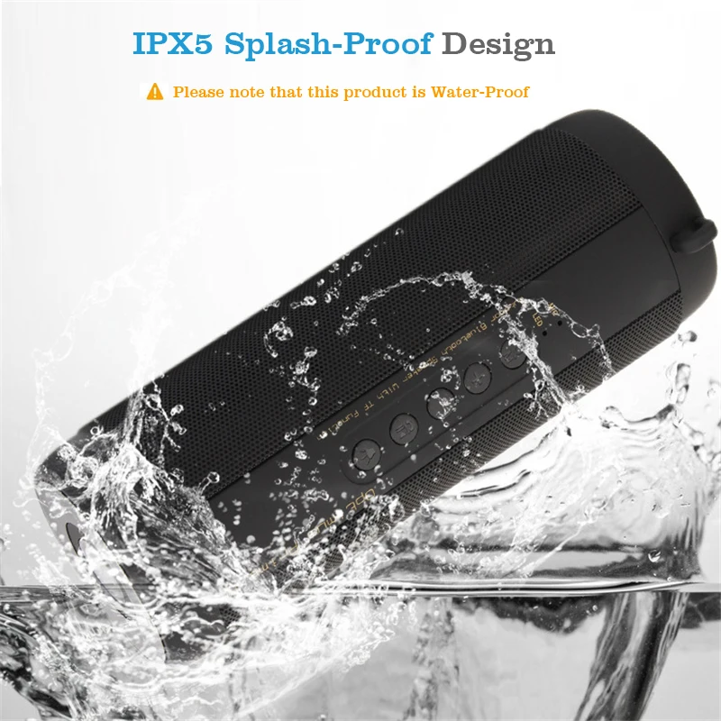 Mllse Waterproof Bicycle wireless bluetooth speakers high quality portable mini soundbar mp3 player speaker with Aux/FM radio/TF bluetooth-music-player : image Mllse Waterproof Bicycle wireless bluetooth speakers high quality portable mini soundbar mp3 player speaker with Aux/FM radio/TF bluetooth-music-player