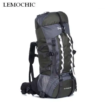 LEMOCHIC 100L Регулируемый водостойкий рюкзак для альпинизма спортивные дорожные