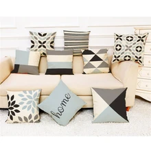 Gajjar pillow cases home decor Home Decor Cushion Cover  Geometric Throw Pillowcase Pillow Covers Drop shipping product O0704#30