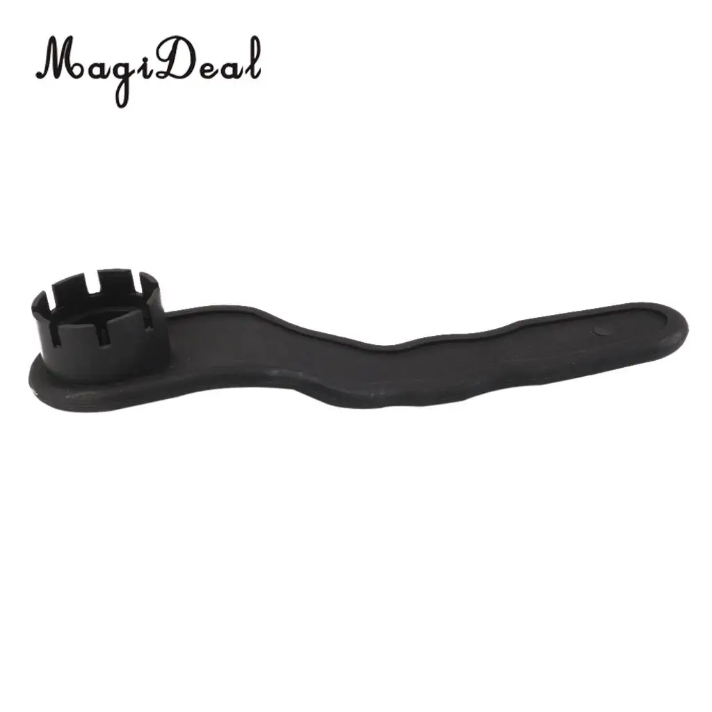 MagiDeal Universal 1Pc PVC Air Valve Wrench 8-Groove Wrench Replacement for Inflatable Boats Kayak Canoe Dinghy Accessory Black