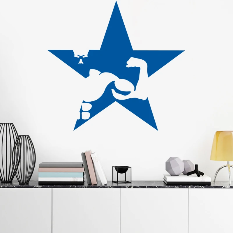 Фитнес клуб наклейка для тренажерного зала бодибилдинга виниловые настенные