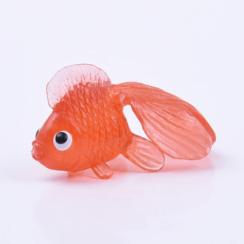 

Soft Rubber Gold Fish Baby Bath Toys Small Plastic Simulation Small Goldfish Water Toy Fun Kids Swimming Beach Toys Random Send