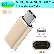 USB 3,1 type C штекер для Micro USB 2,0 Женский Кабель-адаптер для зарядного устройства для zte Nubia N1/Z11/Z11 Max/Z11 mini/Axon 7 мини-адаптер
