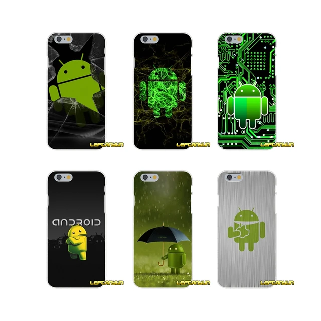 Accessories Phone Cases Covers Green Android Robot Logo For Huawei P
