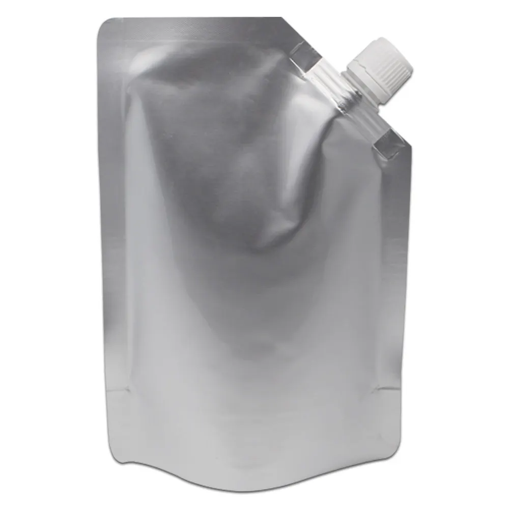 Белый прозрачный серебристый 3 типа носик мешок пластик чистая фольга Встаньте косой рот для жидких напитков сок упаковочный пакет для напитков