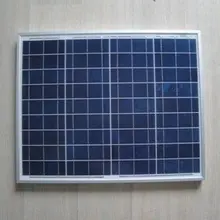 Полная мощность 50 Вт поликристаллический кремний Панели солнечные, класс качества для домашняя Солнечная система освещения