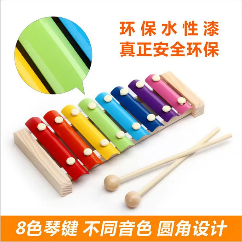 

Children Kid Baby 8-note Wooden Xylophone Musical Toys Xylophone Wisdom Juguetes Educational Music Instrument