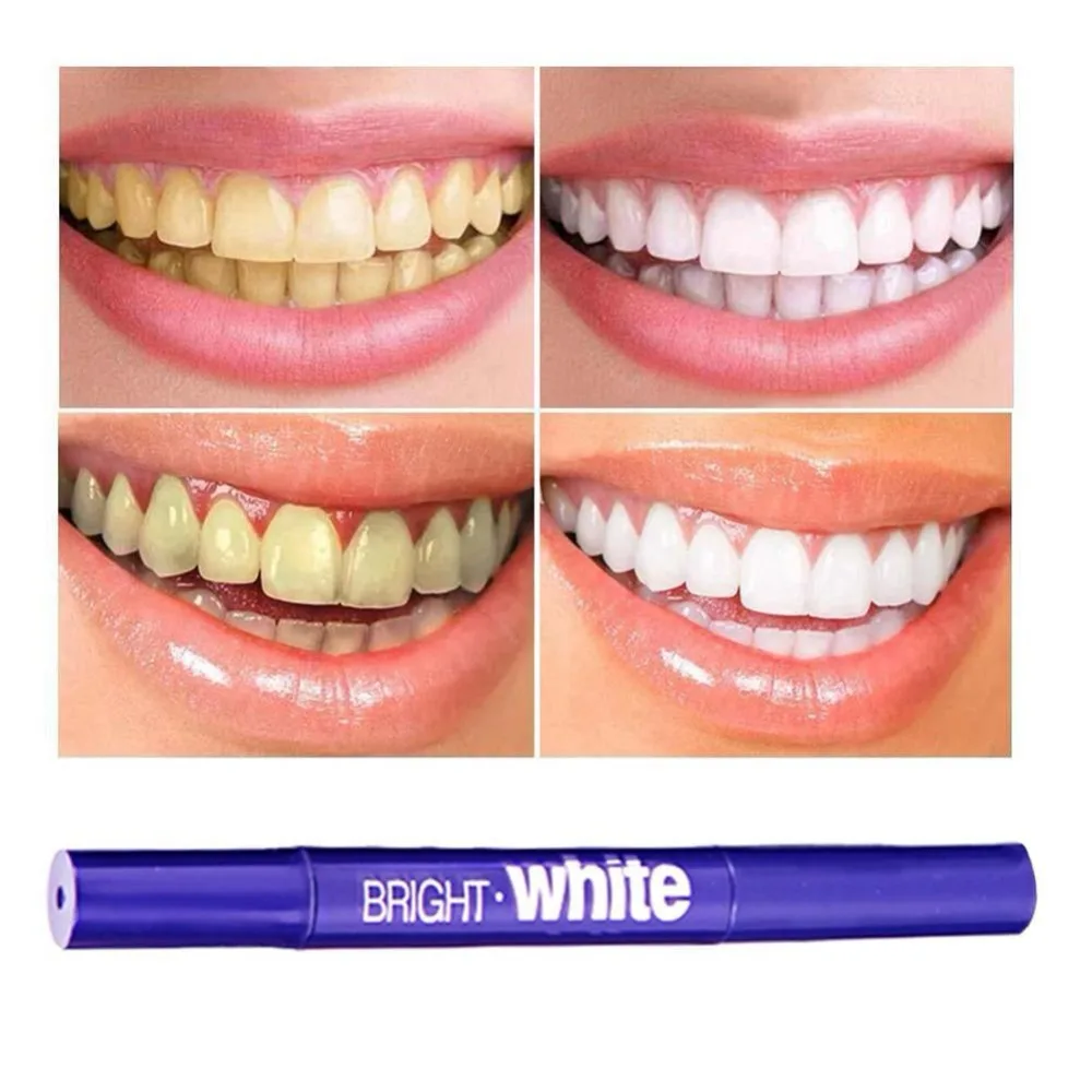 

3ml Teeth Whitening Pen Teeth Whitening Bleaching System Tooth Gel Whitener Bleach Remove Stains