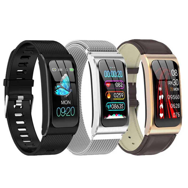 

AK12 Smart Bracelet Color Screen Ip68 Waterproof Women's Watch Heart Rate Monitor Cycle Activity Monitor Sports Band