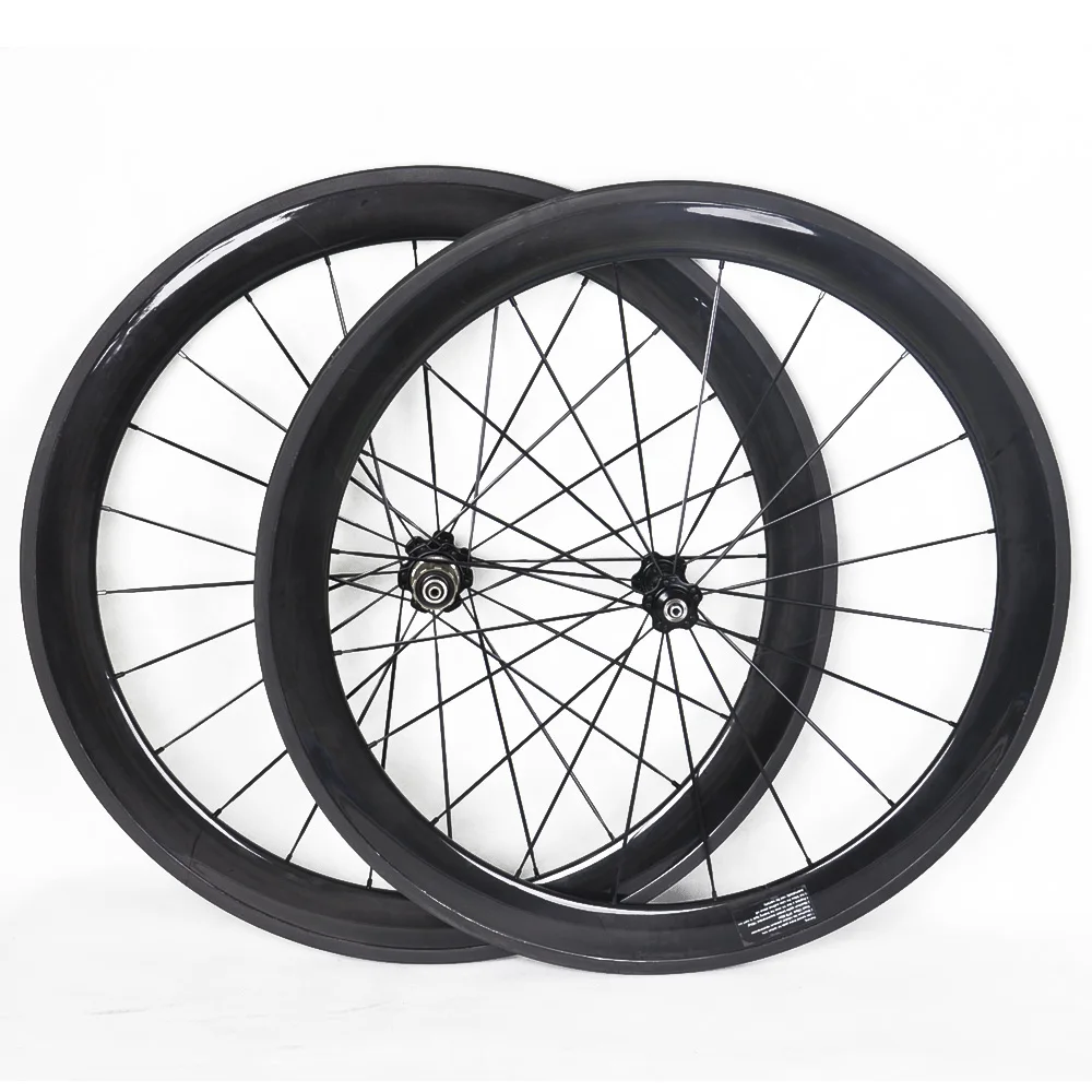 Buy 56mm Carbon Tubular Wheelset Front Rear 700C 21mm