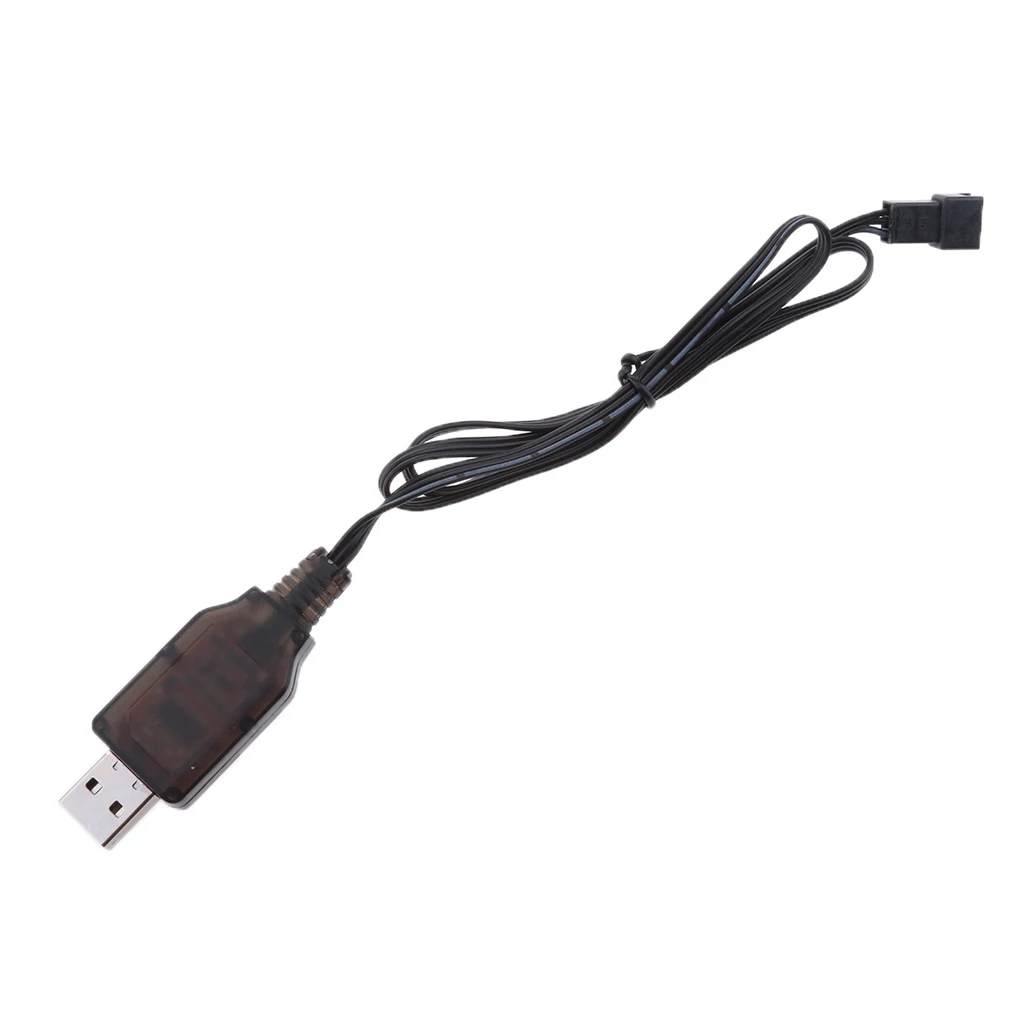 Universal 6.4V USB to SM 3Pin Lithium Battery RC Toy Drone Charging Cable Remote Control Toys, Aircraft, Drone, Quadcopter