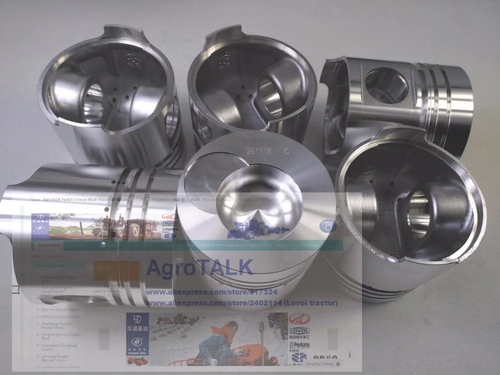

set of piston with piston rings (for one engine use) for Yituo engine LR6105T10 (Year 2005) , Part number: