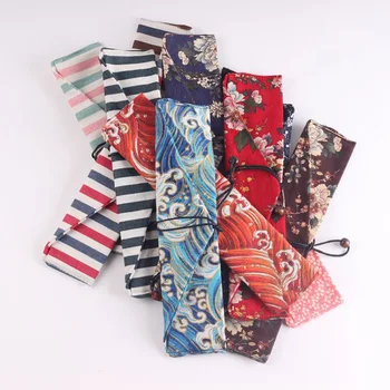 

51 Style Japanese Style Portable Tableware Storage Bag Drawstring Pouch for Cutlery Spoon Knife Chopsticks Travel Carrying Case