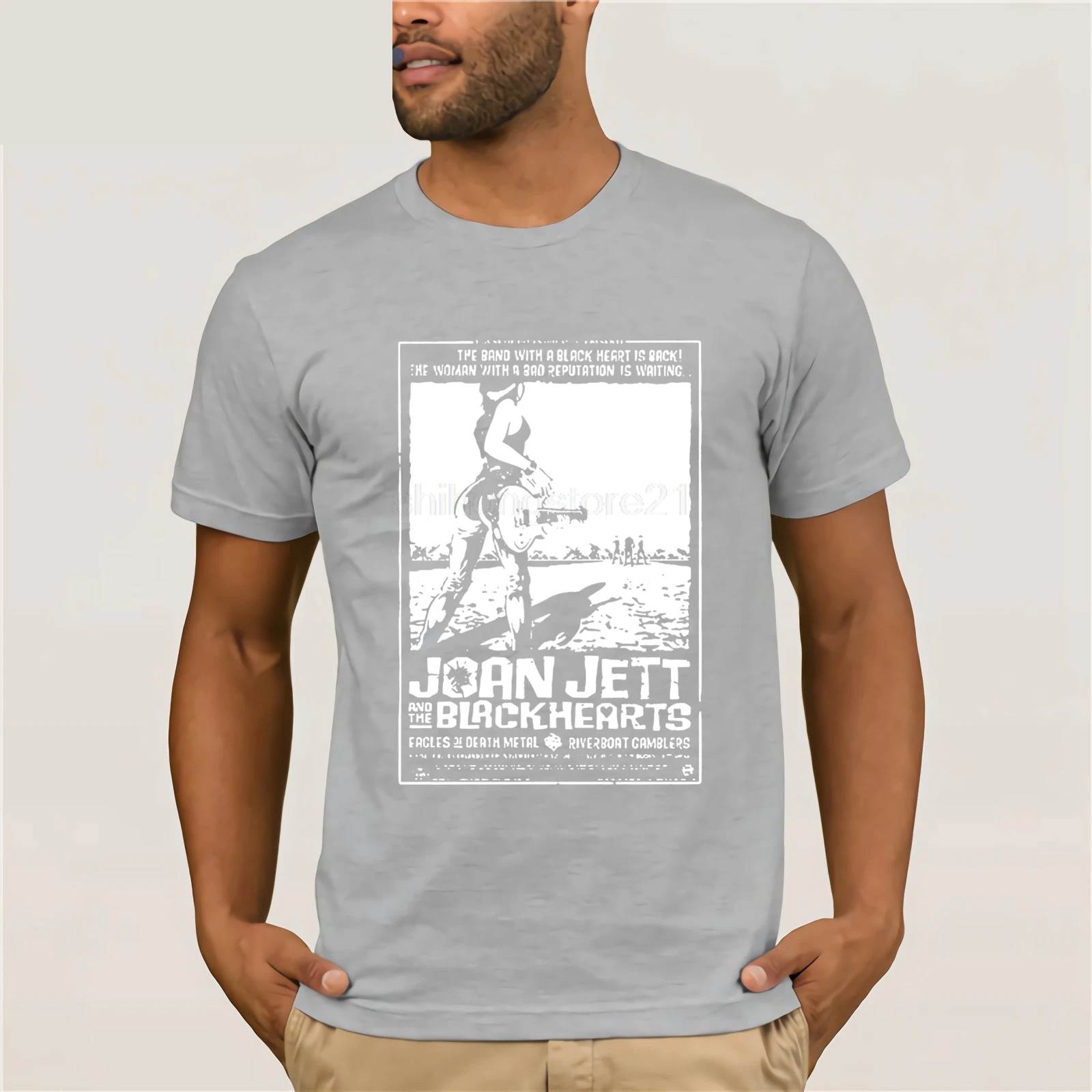 Brand Cotton Men Clothing Male Slim Fit T Shirt Joan Jett & The Blackhearts Runaways T Shirt Brand Cotton Men Clothing Male Slim Fit T Shirt Joan Jett & The Blackhearts Runaways T Shirt