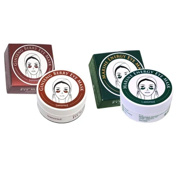 

Best Korea Cosmetics Ginseng Berry Eye Mask 60pcs + Marine Energy Eye Mask 60pcs Eye Patches Eye Care Sleep Masks Moisturizing