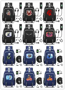 

Anime naruto Knapsack New USB Travel Bags Leisure Laptop bag Teenagers Student's School Bag New Backpack