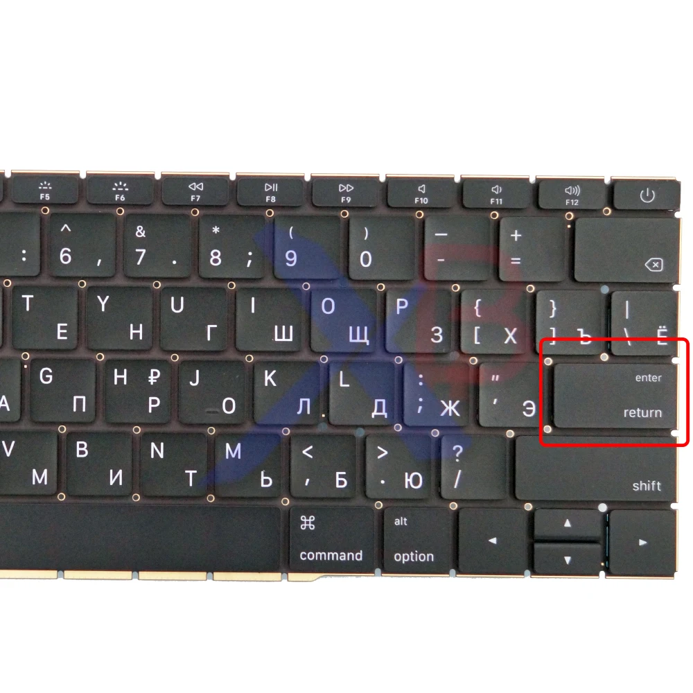 Новая A1708 маленькая клавиша Enter RS Русская клавиатура для Macbook Pro retina 1" A1708 маленькая клавиша Enter RS русская клавиатура с подсветкой