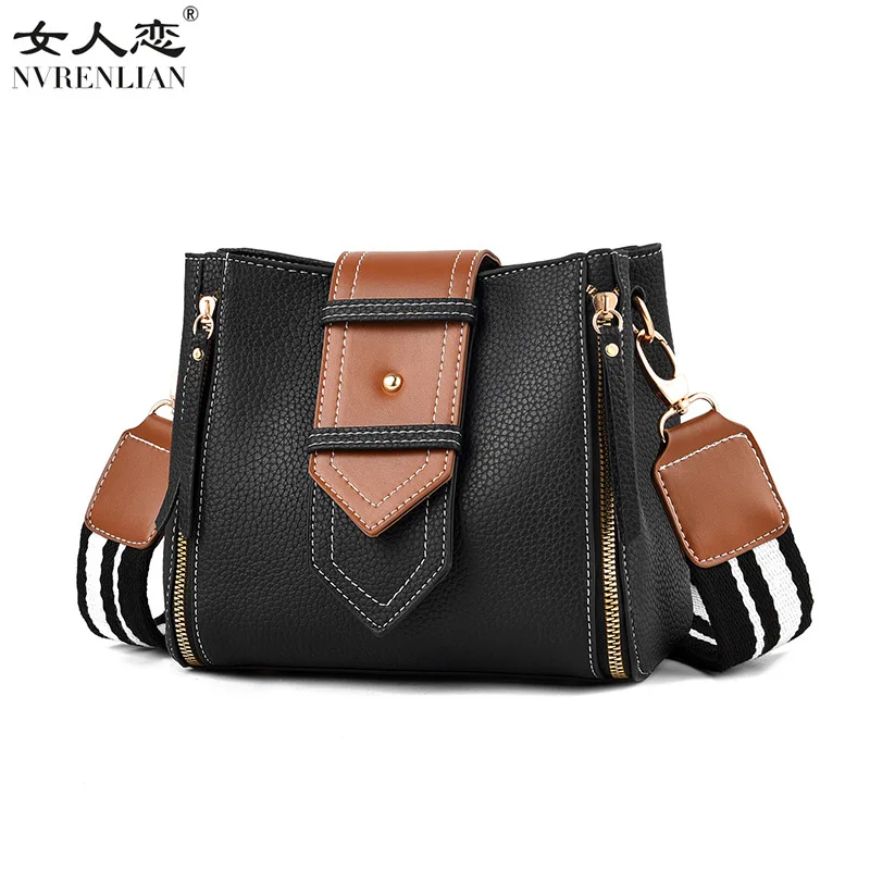 

NVRENLIAN Fashion Women Shoulder Bags Casual PU Leather Handbag Lady Messenger Bags Female Brand Design Luxury Totes