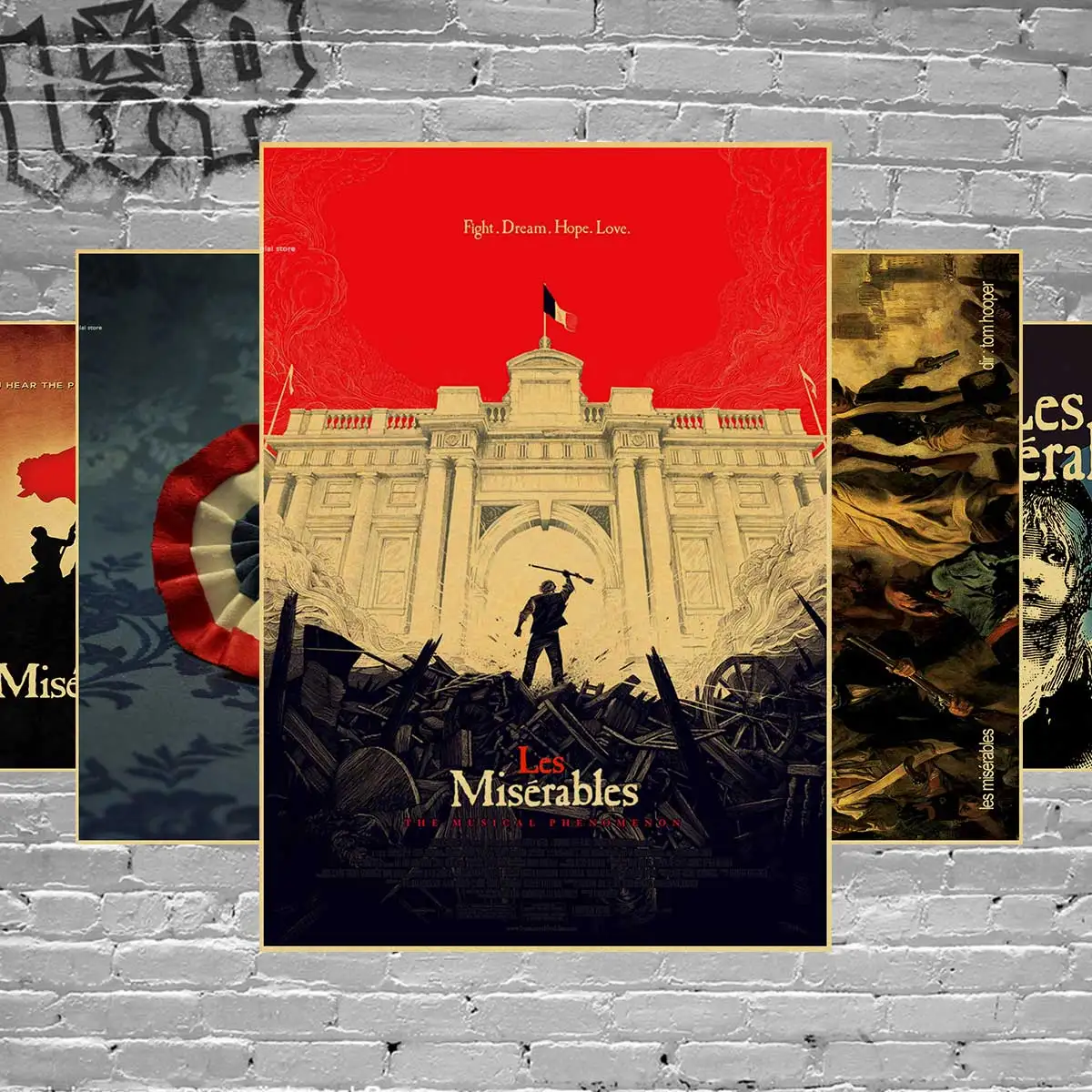 

Les Miserables Oscar Poster retro kraft paper decorative wall stickers paintings wall decor