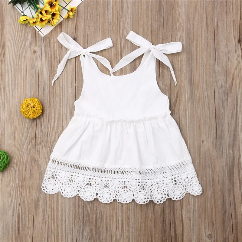 toddler white sundress