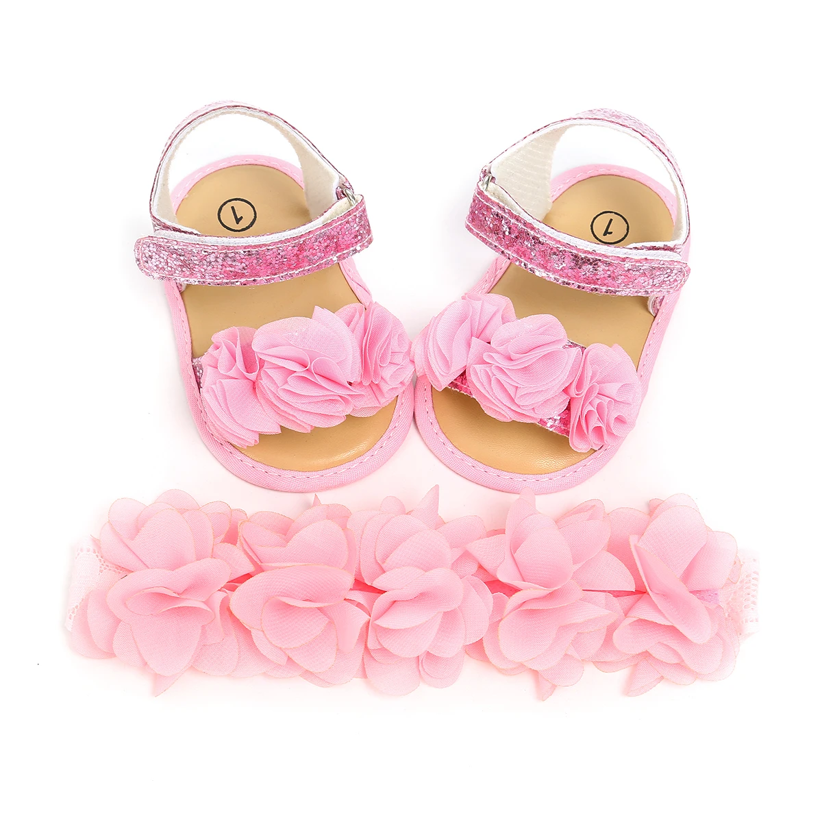 Детский пинетки для младенцев для новорожденных девочек; мягкая подошва; обувь принцессы с розами для детей 0-18 месяцев - Цвет: G