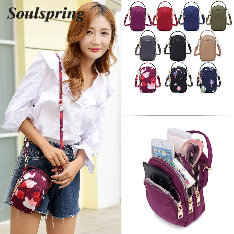 

New Hot 2018 Female Casual Nylon Waterproof Messenger Bags Shoulder Bags Female Satchel Bolsas Small Travel Women Crossbody Bags