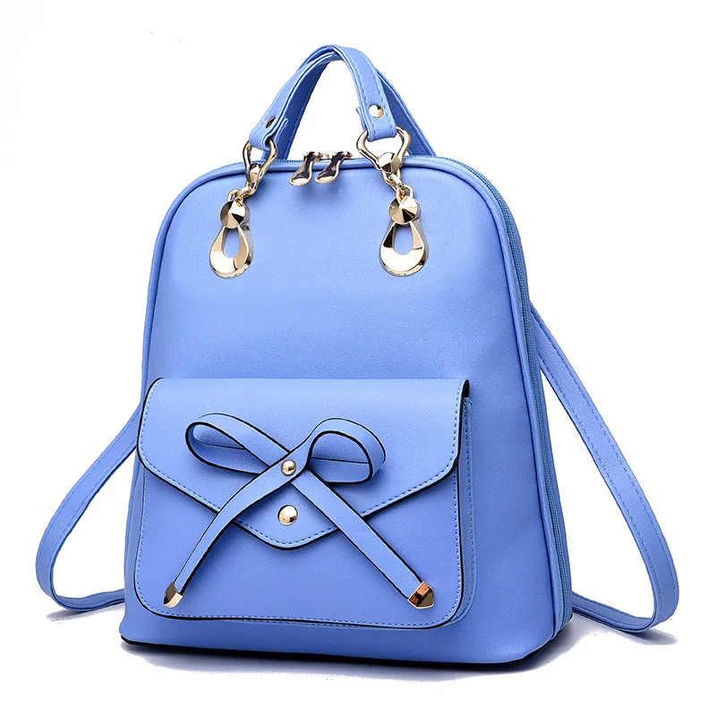 Женский рюкзак, женская сумка, сумка на плечо, Весенняя новая Студенческая сумка, корейский рюкзак для путешествий - Цвет: blue