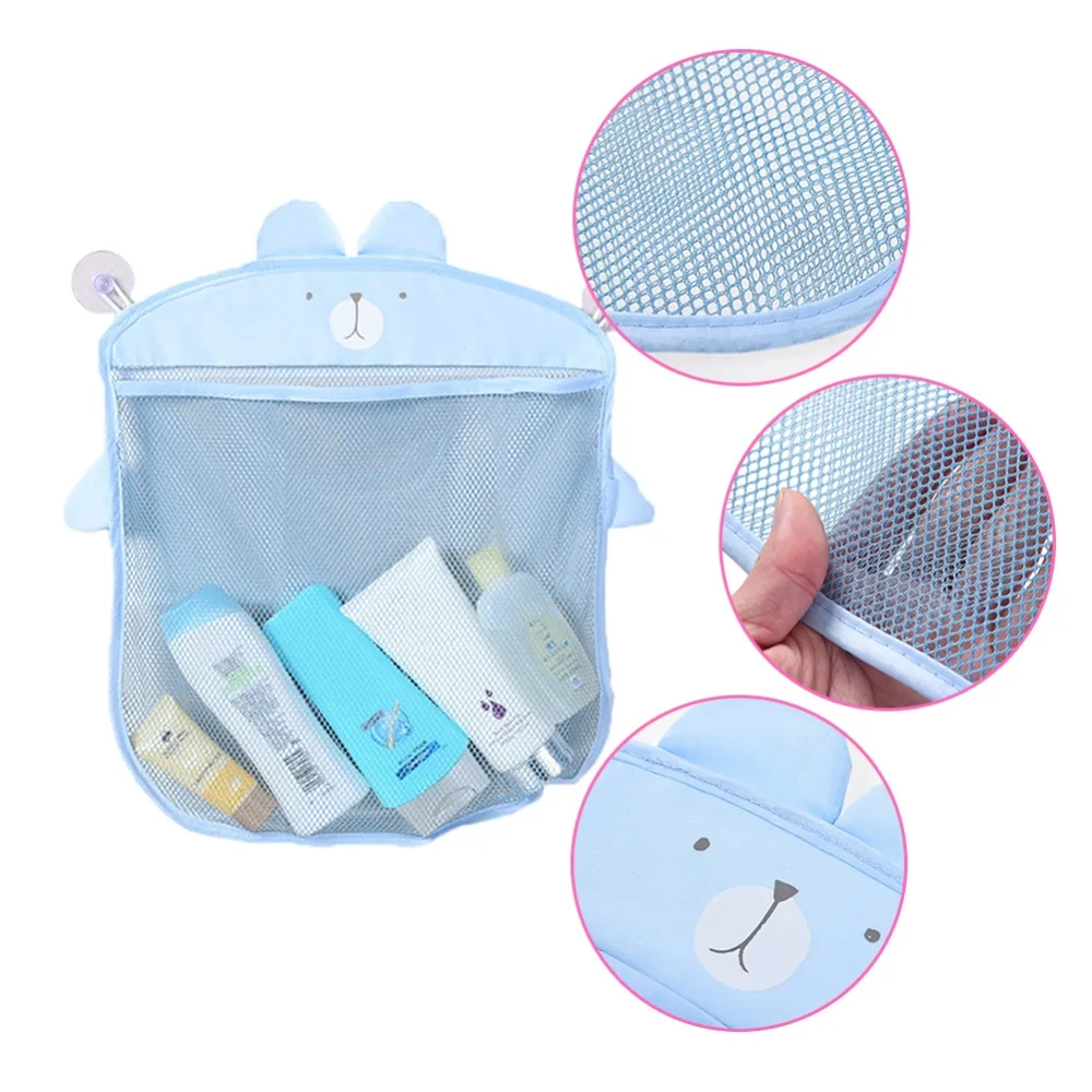 

2019 new Korean fashion bathroom bath toys cartoon hanging bag mesh drain bag multi-purpose storage hanging bag play water toys