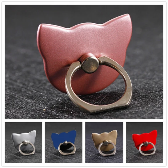 2pcs Universal Finger Ring Mobile Phone Smartphone Stand Holder For iPhone Xiaomi Samsung Smart Phone IPAD MP3 Car Mount Stand