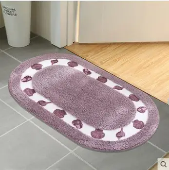 

Garden oval door mat bedroom porch entrance door mat bathroom non-slip absorbent pad kitchen mat-30