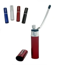 1 шт., металлические трубки, портативный кальян, креативная курительная трубка, травяная табачная трубка, подарки, наргиле, мясорубка, дым, Случайная