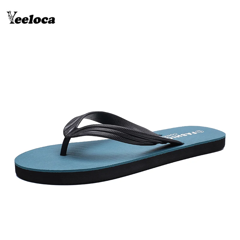 Мужские повседневные Вьетнамки Zapatos Hombre черные красные серые зеленые Yeeloca лето