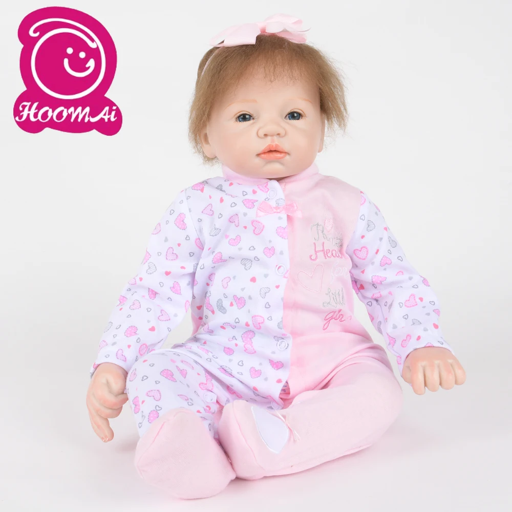 

55cm Vinyl Baby Dolls Reborn Babe Doll Toys Kids Birthday Christmas Gifts Princess Girl DIY Playmates Action Figure Toys