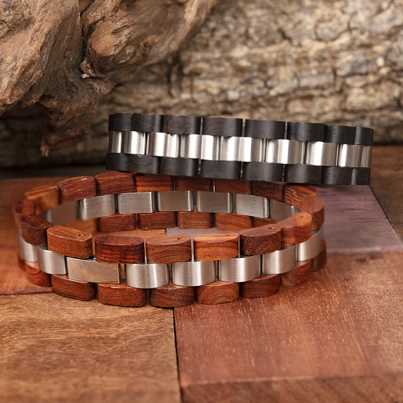 Timepieces Wooden Watch Men BOBO BIRD Quarzt Male Saat erkek relojes Wood Bracelet Show Date and Week in Gifts Wood Box