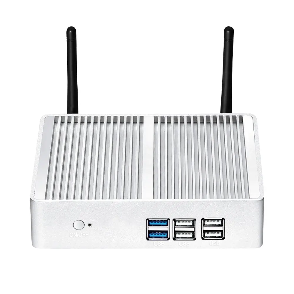 XCY quad-ядер мини-ПК Intel Celeron J1900 двойной HDMI 300 M WI-FI Gigabit Ethernet Windows 10 безвентиляторные шт