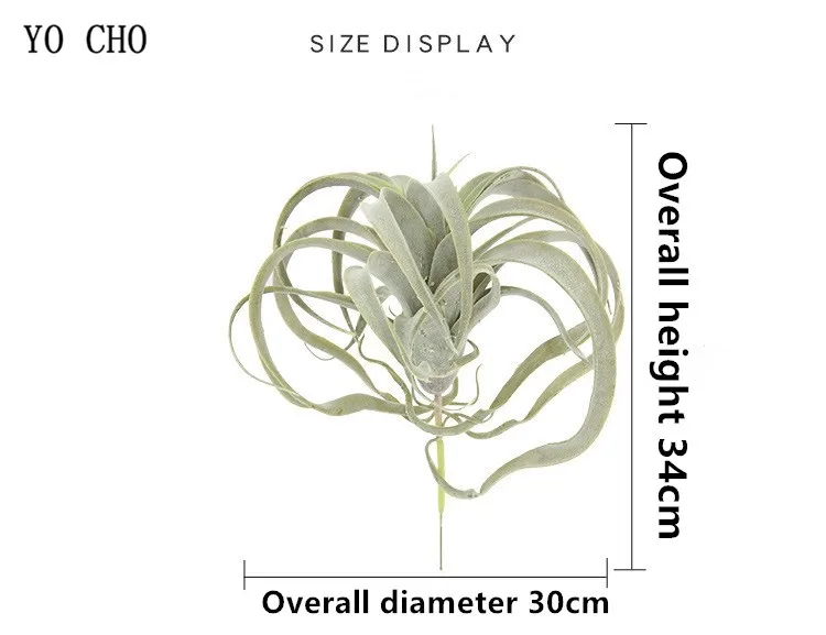 Йо Чо 1 шт. воздушный ананас трава искусственные суккулетные растения лоза Висячие листья ротанга искусственное домашнее растение Настенная Гирлянда Декор DIY - Цвет: type 2