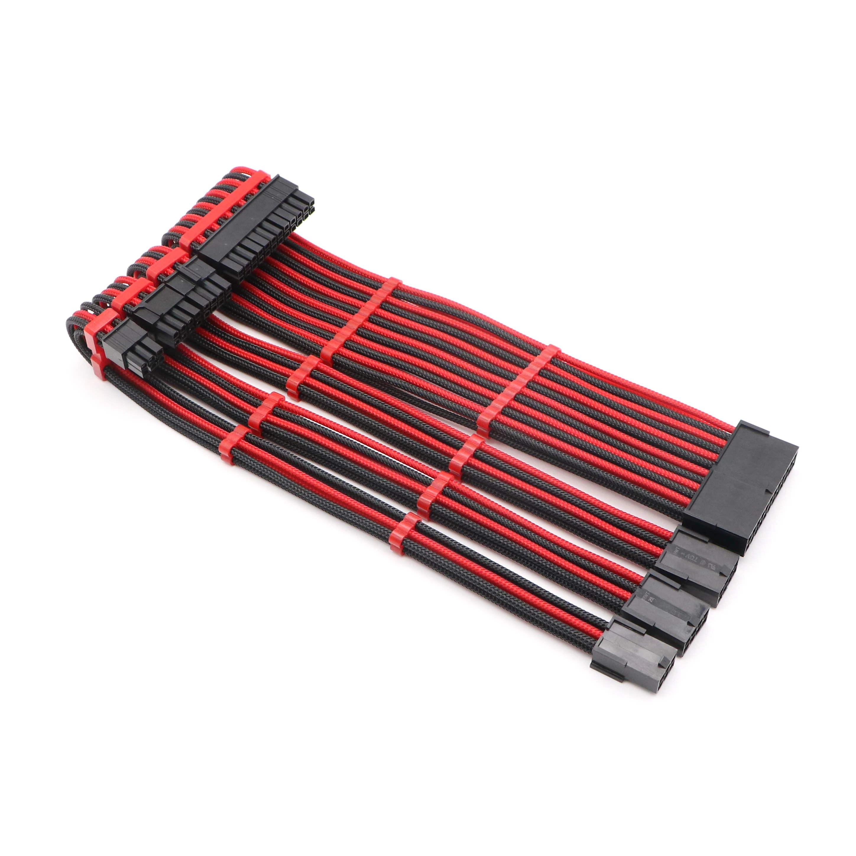 180 Degree Extension Cable Kit PC Computer ATX 24Pin, EPS 4+4Pin, PCI E