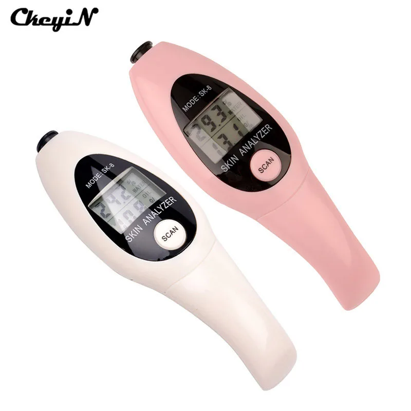 

HOT Dual LCD Display Precision Digital Skin Care Tester Moisture Oil Content Analyzer Monitor Face Care TS001W P00