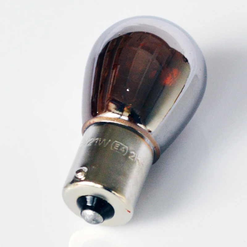 Flytop 2x382 P21W 1156 Серебряная/хромовая Янтарная красная S25 BA15s 12V 21W Автомобильная стоп