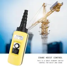 2 кнопки лебедка, подъемник Управление; подъемный переключатель Управление кран цепная таль с нажимная кнопка управления Переключатель подъемный кулон Управление;