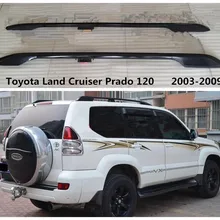 Высокое качество багажник на крышу для Toyota Land Cruiser Prado 120 2003-2009 Авто Топ багажные стойки рельсы Перевозчик баров алюминиевый сплав