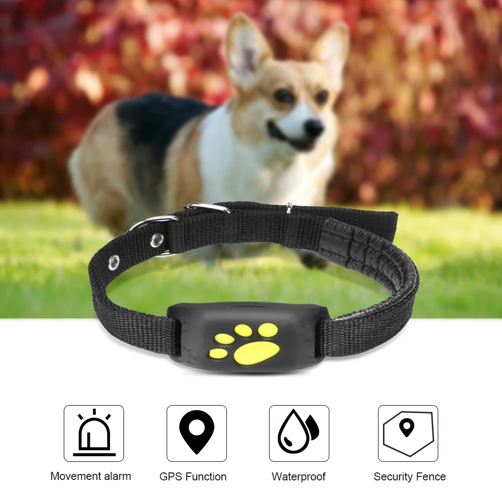 

Pet GPS Tracker Dog Cat Collar Water-Resistant GPS Callback Function USB Charging GPS Trackers for Universal Gps DogTracker