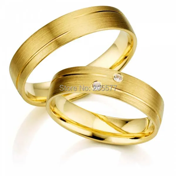 2014 new design Gold plating titanium jewelry his and hers 