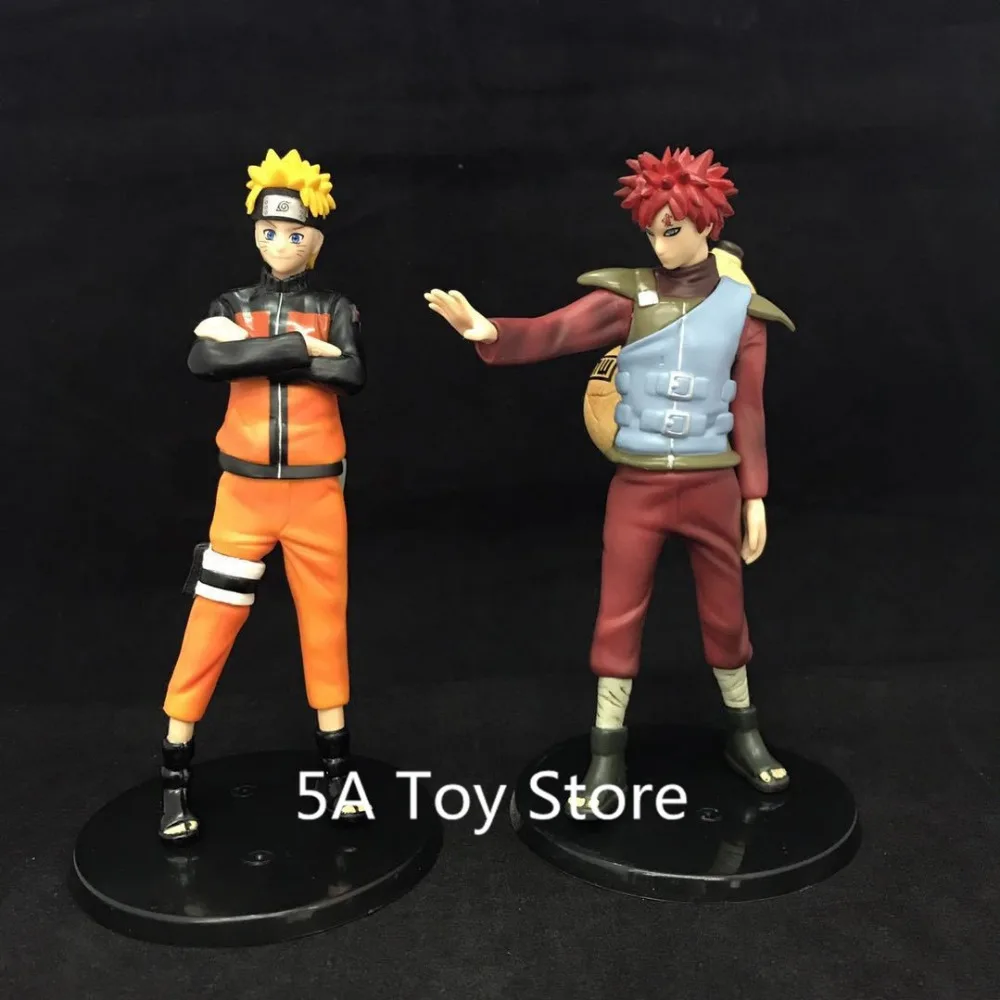 2 шт./лот Аниме Naruto Shippuden Uzumaki & Gaara фигурка ПВХ Коллекционная модель игрушка кукла