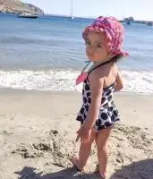 Pudcoco/купальный костюм для маленьких девочек возрастом от 1 года до 7 лет, детская одежда с бантом для маленьких девочек купальный костюм-бикини в горошек, купальный костюм, пляжная одежда