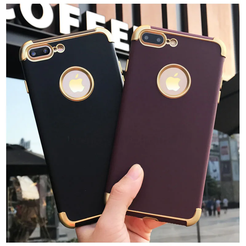 

Plain Matte Silicone Phone Case For iPhone 7 8 X Soft TPU Back Cover Coque Funda XS XR XS Max 6 6S Plus Protection