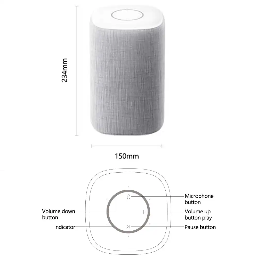 xiaomi hd artificial intelligence bluetooth wifi wireless speaker