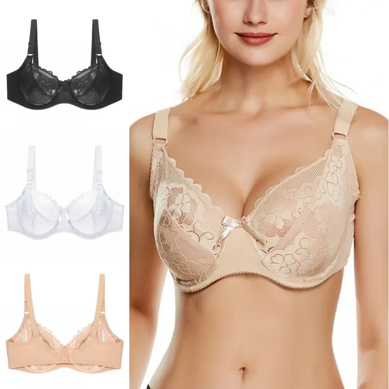 Женское кружевное нижнее белье Bralette bh большой кружевной бюстгальтер пуш ап с